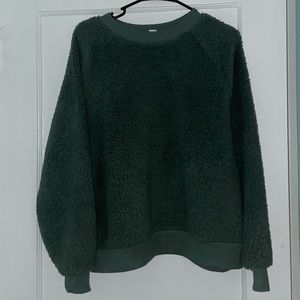 Forrest Green Old Navy Sherpa Pullover